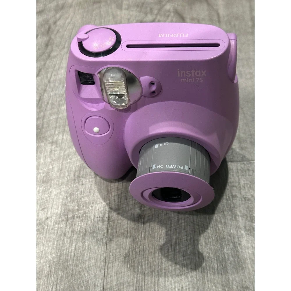 Fujifilm‎ Instax Mini 7S Instant Film Camera Purple Point and Shoot